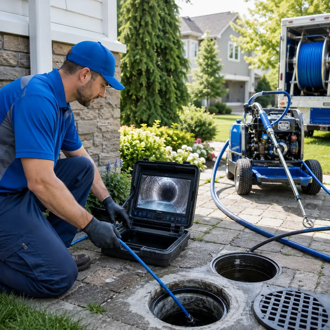 Outdoor drain cleaning professionals serving Ossian, IA